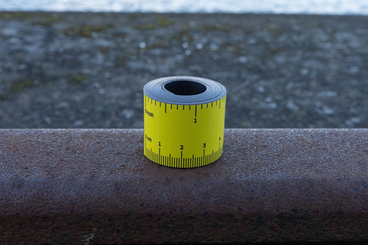 1m Yellow Magnetic Ruler