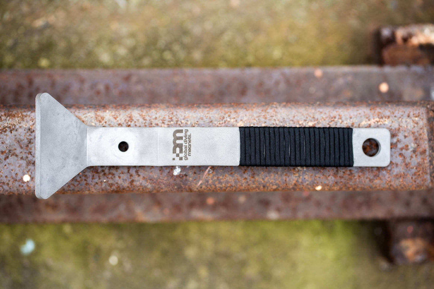 Scraper Handle with Paracord