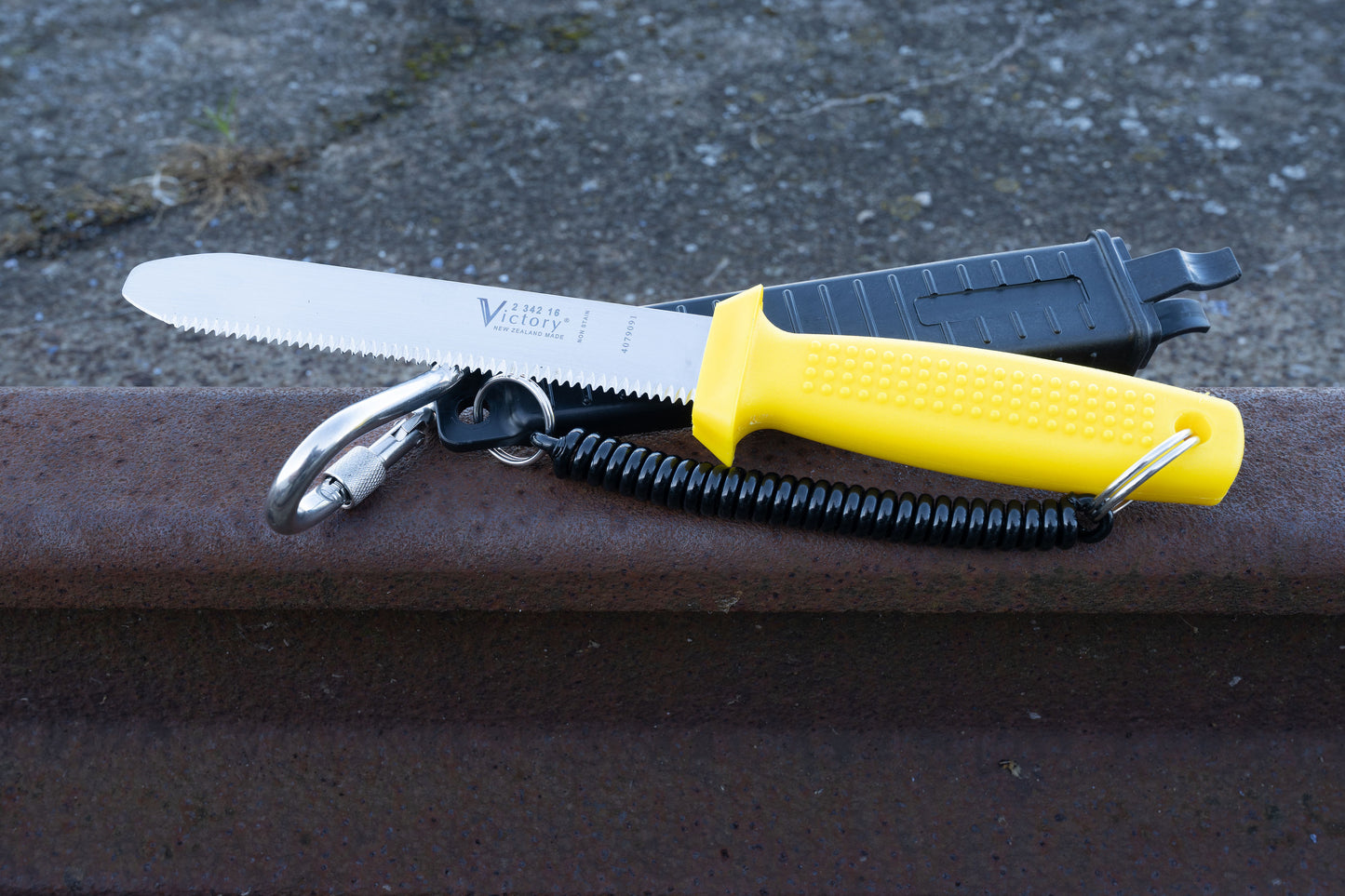 Victory Green River Divers Knife - 16cm Blunt End