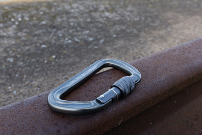 Screw Lock Carabiner (Grey)