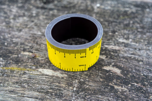 1m Yellow Magnetic Ruler