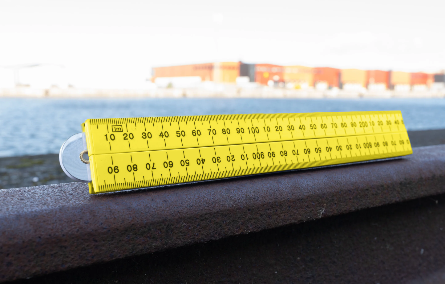 1m Yellow Folding Ruler