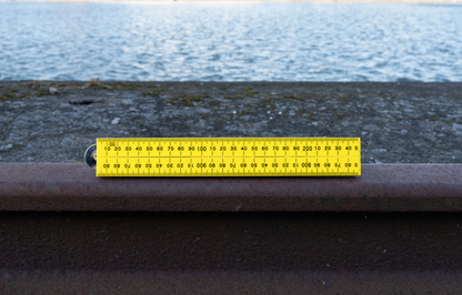 1m Yellow Folding Ruler