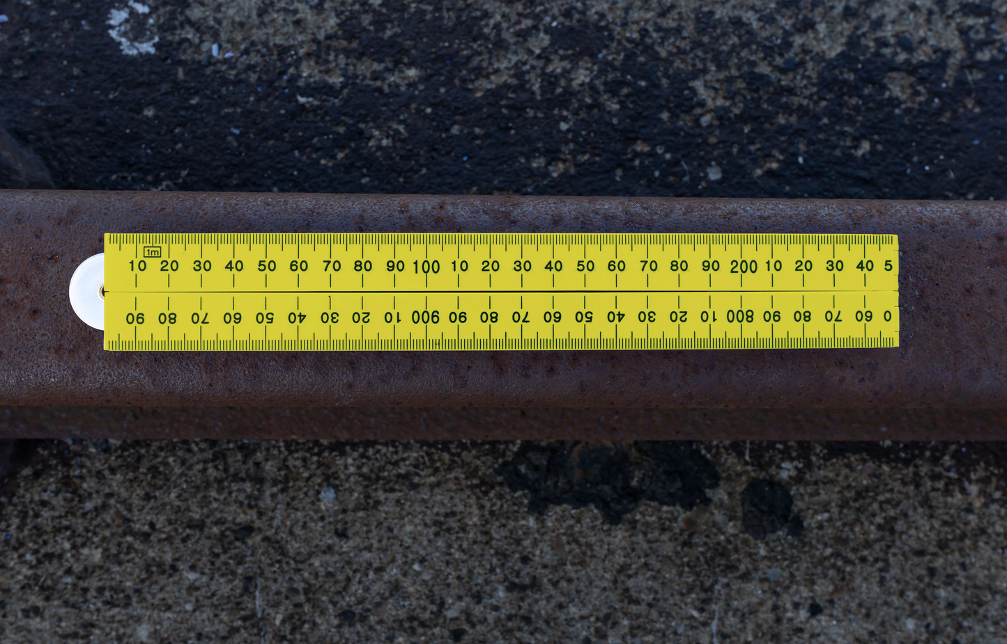 1m Yellow Folding Ruler