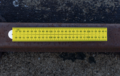 1m Yellow Folding Ruler